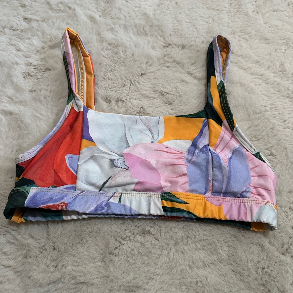 Floral Multicolor Women's Bikini top